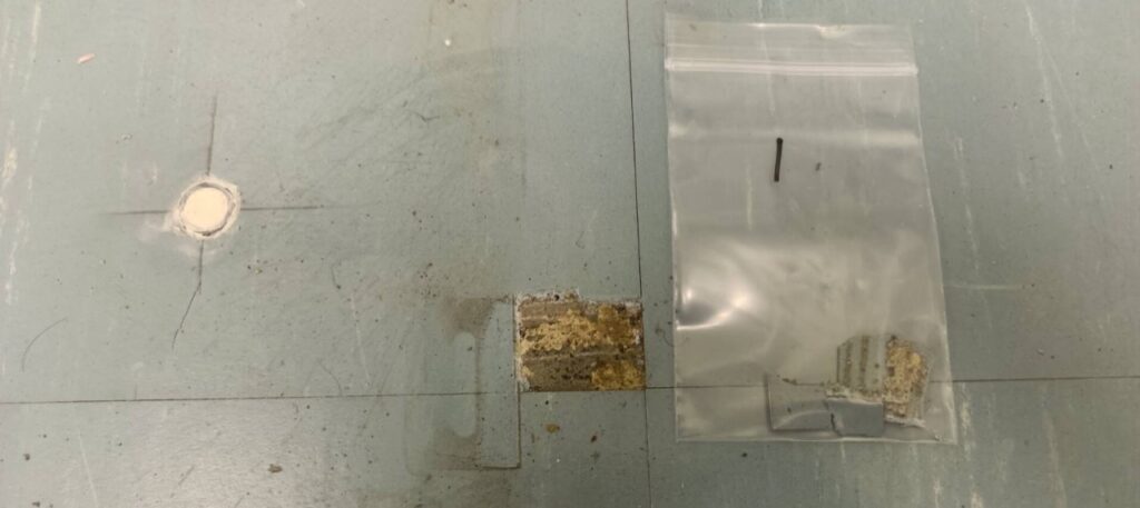 某空港更新工事の調査写真