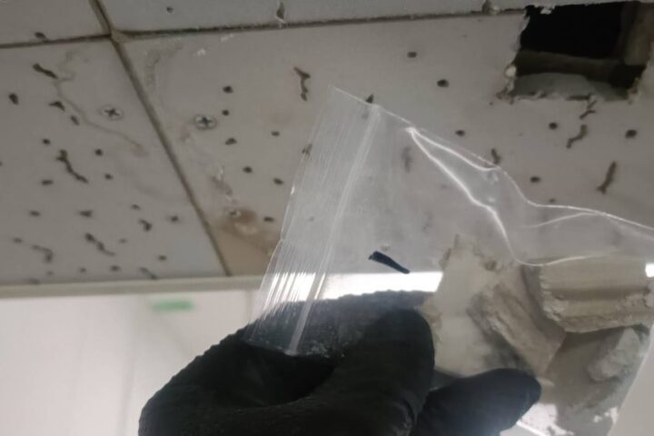 某スーパー改装工事の調査写真