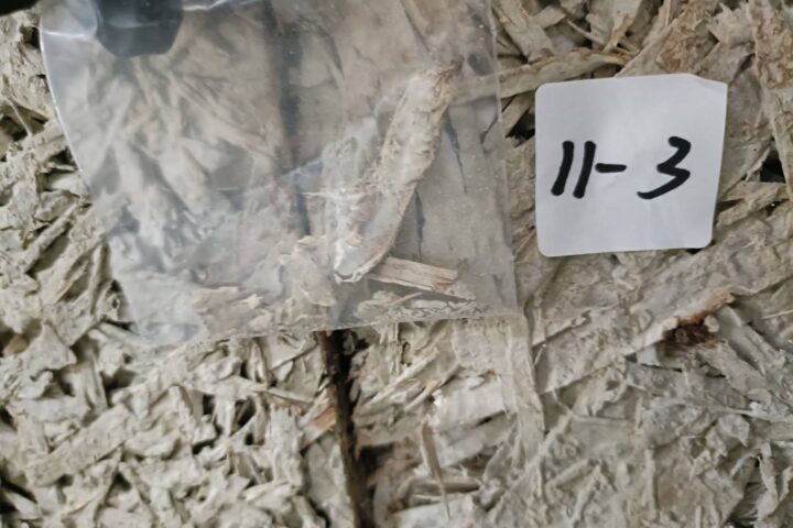 某公共施設アスベスト含有建材分析調査・事前調査の調査写真