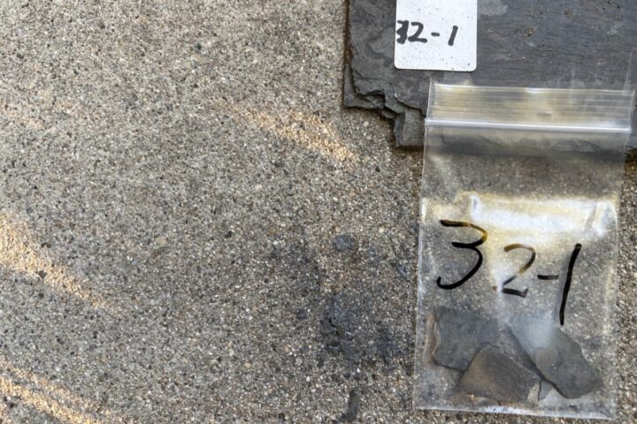 某公共施設アスベスト含有建材分析調査・事前調査の調査写真