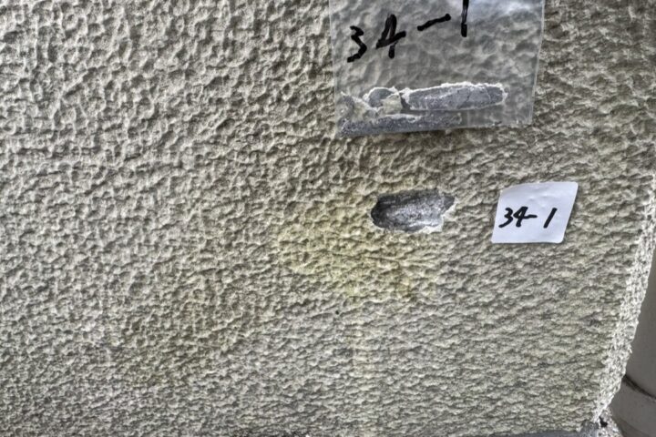 某公共施設アスベスト含有建材分析調査・事前調査の調査写真