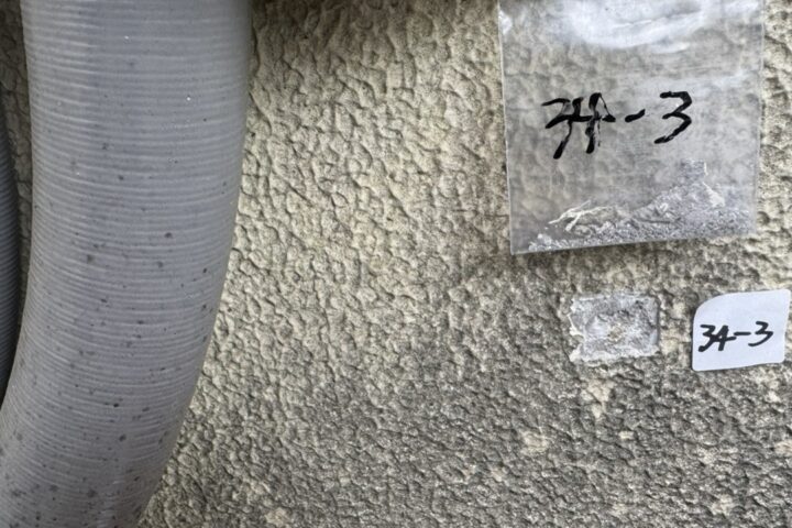 某公共施設アスベスト含有建材分析調査・事前調査の調査写真