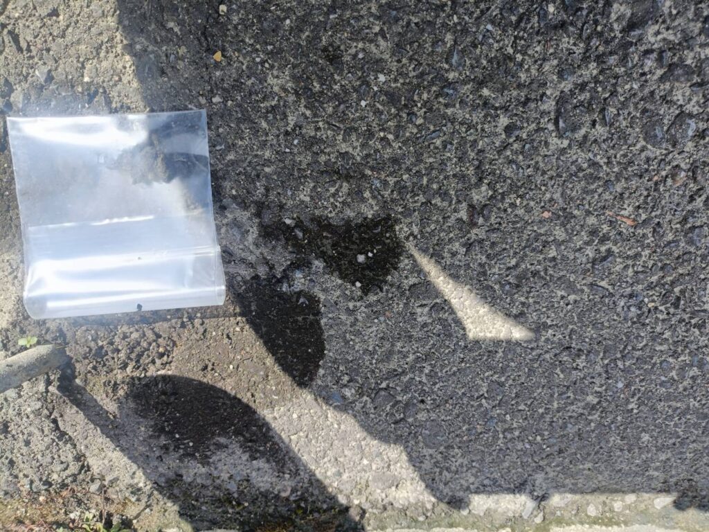 某電柱改修工事の調査写真