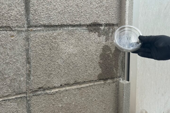 某水道施設改修工事の調査写真