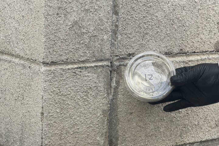 某水道施設改修工事の調査写真