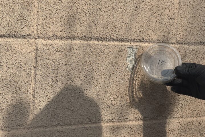 某水道施設改修工事の調査写真