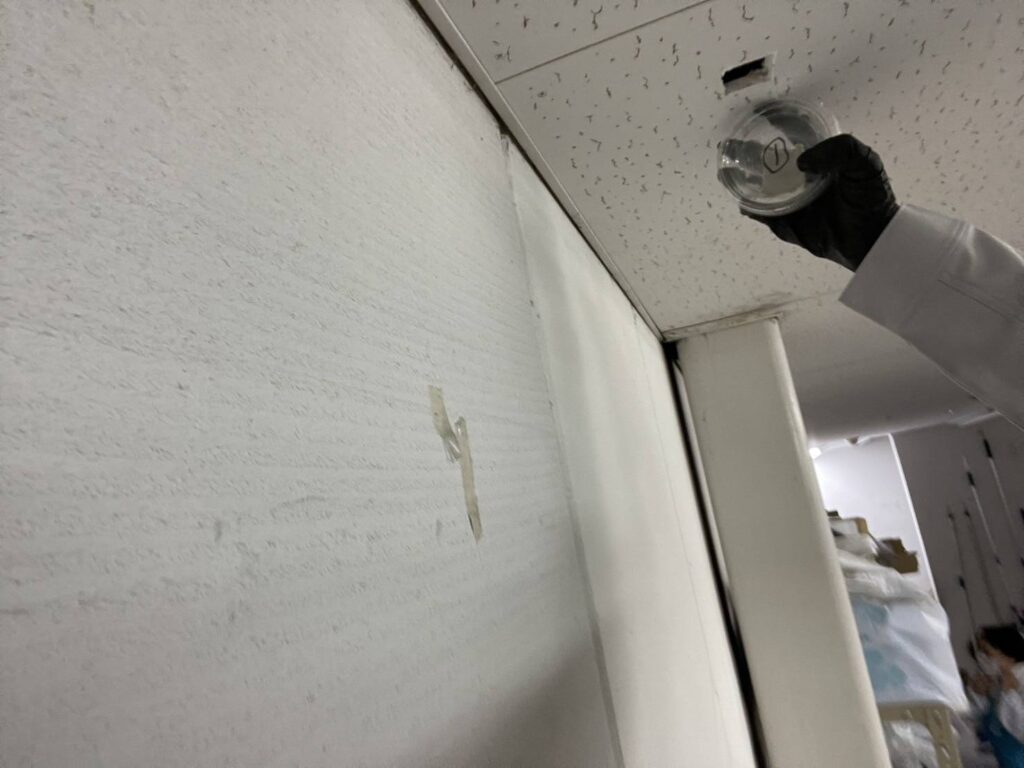 某スーパー改修工事の調査写真