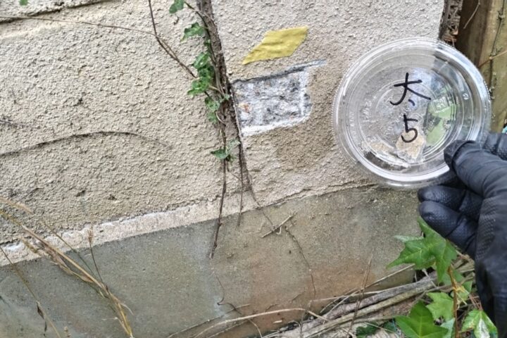 某集合住宅外壁改修工事の調査写真