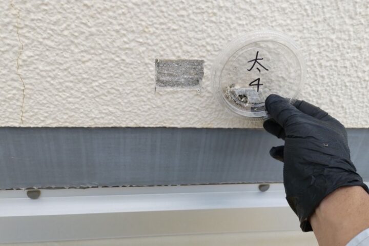 某集合住宅外壁改修工事の調査写真