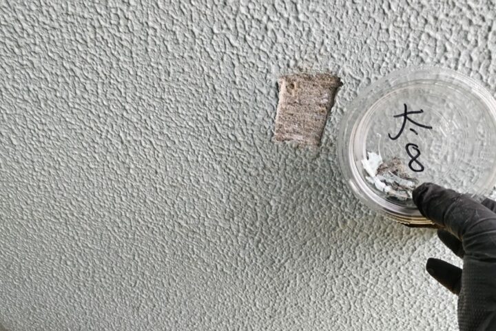 某集合住宅外壁改修工事の調査写真