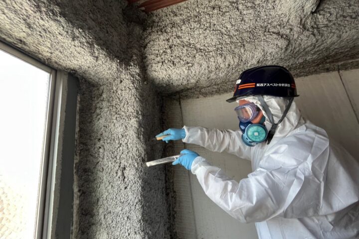 鉄骨8階建ビルの調査写真